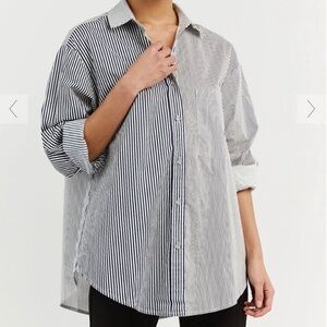 Dissh Peppa Navy Stripe Shirt